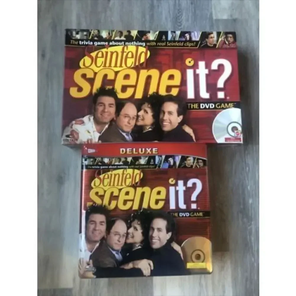 *Seinfeld Scene It Deluxe Edition DVD Trivia Board Game & Seinfeld Deluxe Tin